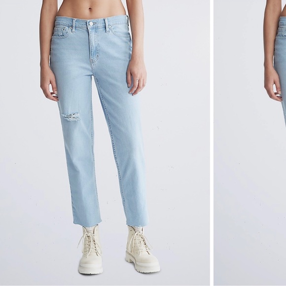 Calvin Klein Denim - Calvin Klein jeans high waisted straight leg